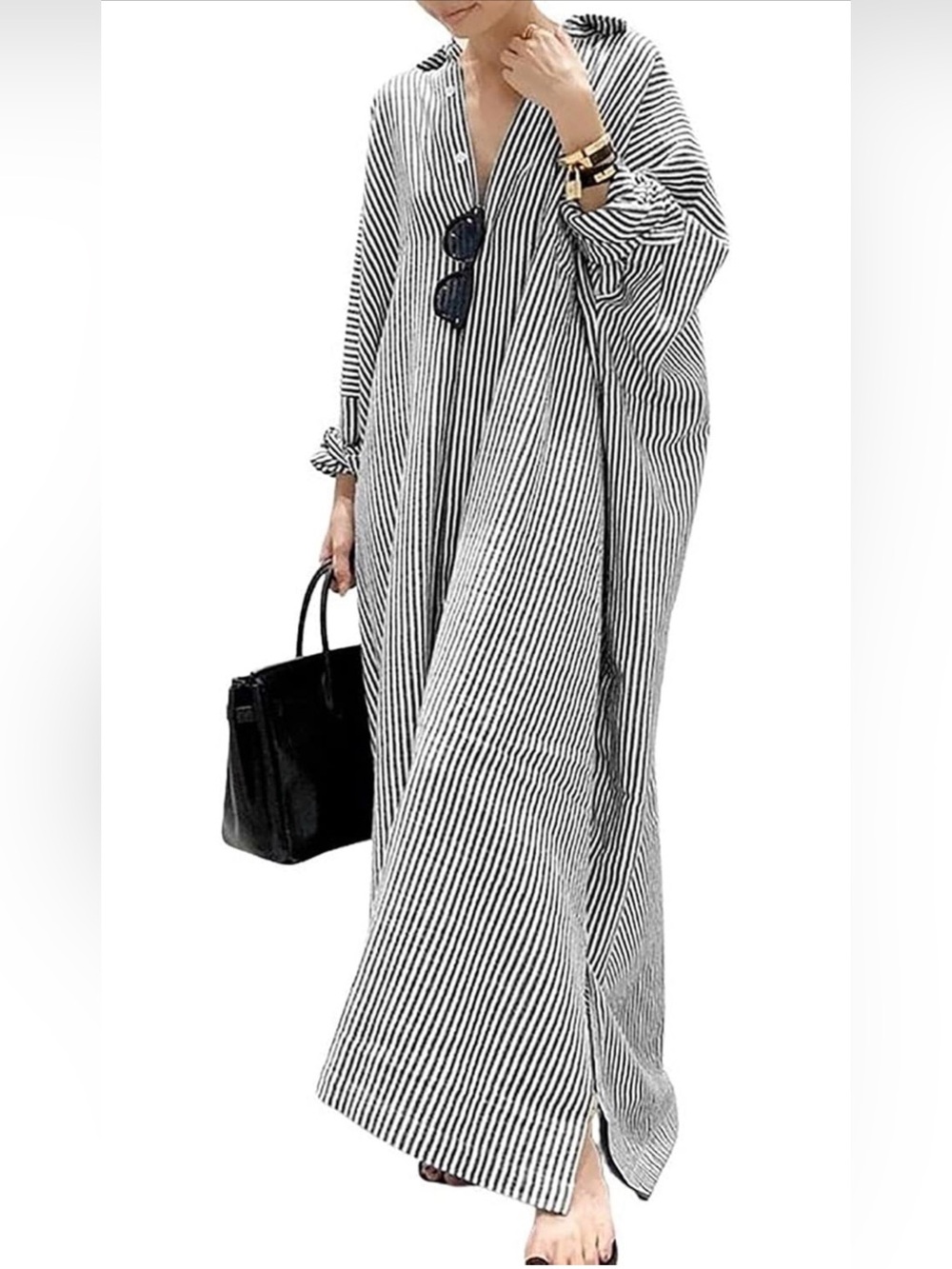 100% Cotton Maxi Shirtdress